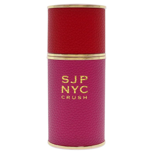 SJP NYC Crush bottle front highlights amber vanilla profile for romantic evenings
