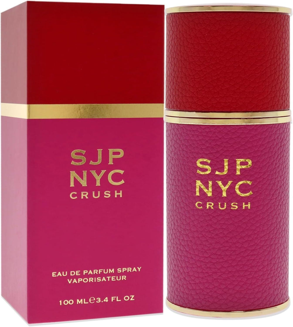 SJP NYC Crush cap closeup emphasizes premium packaging and fragrance appeal