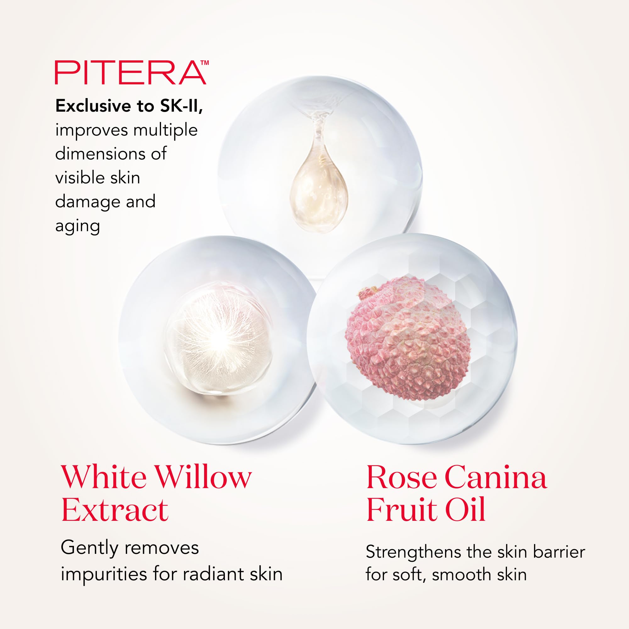 SK-II Foaming Cleanser white willow extract soothes and gently exfoliates.