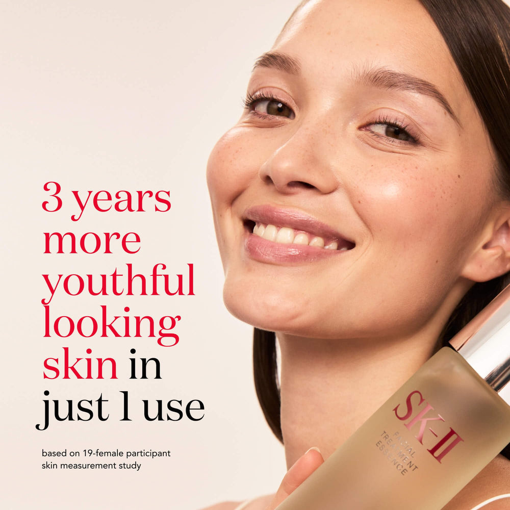SK-II Glow Up Duo essence-dispense highlights PITERA-rich hydration.