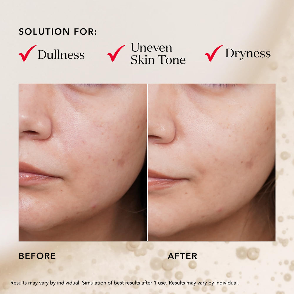 Hands holding an SK-II mask with droplets indicating hydration