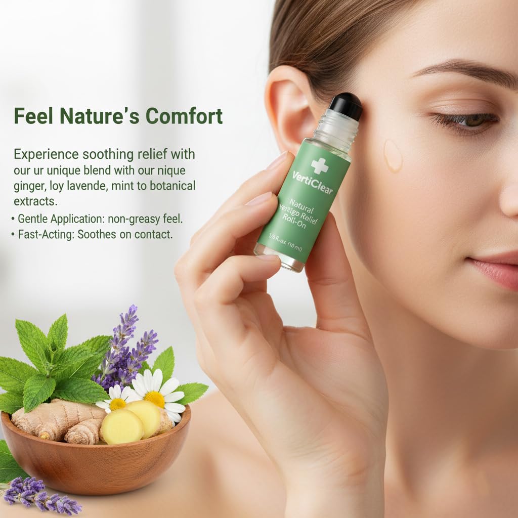Skaal VertiClear Roll-On on the neck area provides a refreshing quick-use option during travel.