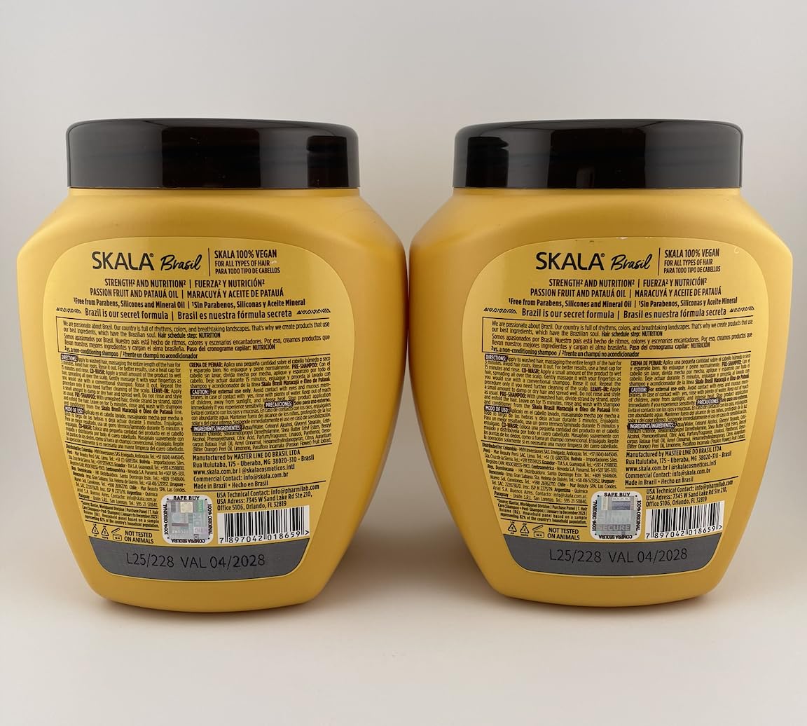 SKALA Maracuja curls nurtured by nourishing, silicone-free formula.
