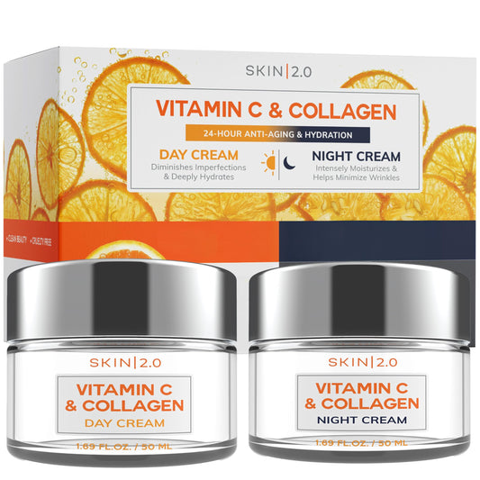 Skin 2.0 Vitamin C day cream hydrates and brightens for daytime use.