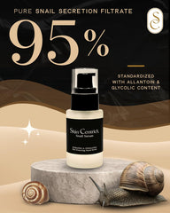 Lightweight, non-sticky serum texture gliding smoothly on the skin.