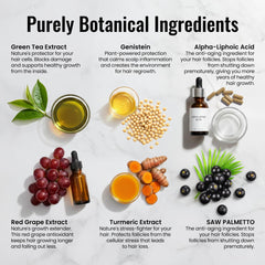 Skin Clinic for Hair saw palmetto berry extract close-up for scalp care.