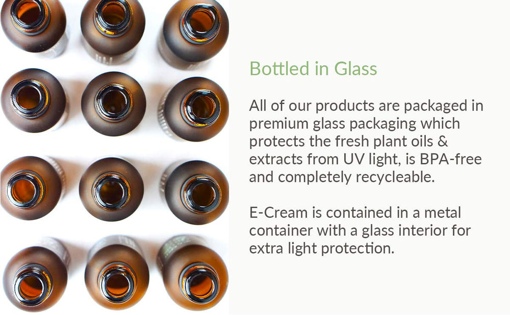 Recyclable packaging of Skin Essence Organics E-Cream