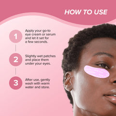 Skin Gym Re-Usable Eye Mask uses medical-grade silicone for longevity and easy care.