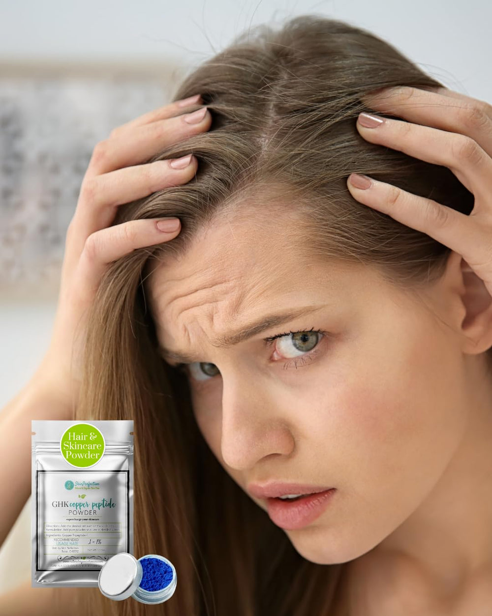 Skin Perfection GHK-Cu powder in hyaluronic acid base