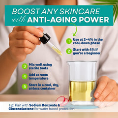 Skin Perfection Leucidal Liquid ingredient panel showing plant-based preservative.
