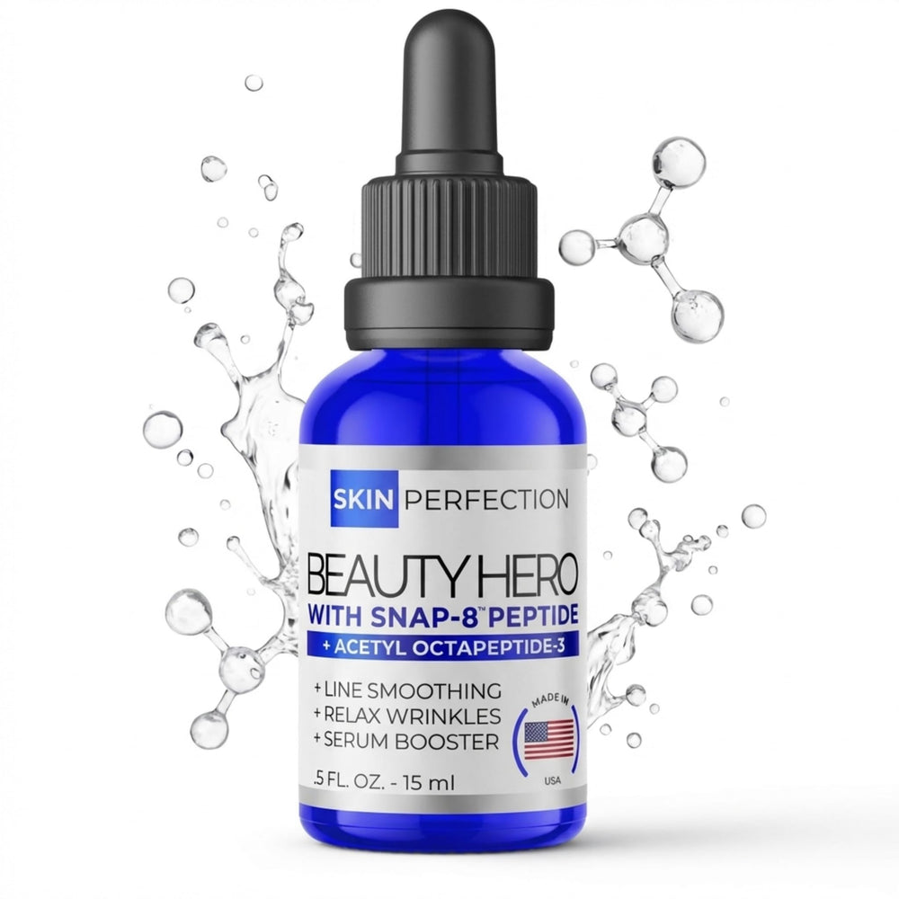 Skin Perfection Snap 8 bottle pour for easy application on clean skin.