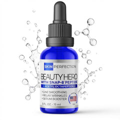 Skin Perfection Snap 8 bottle pour for easy application on clean skin.