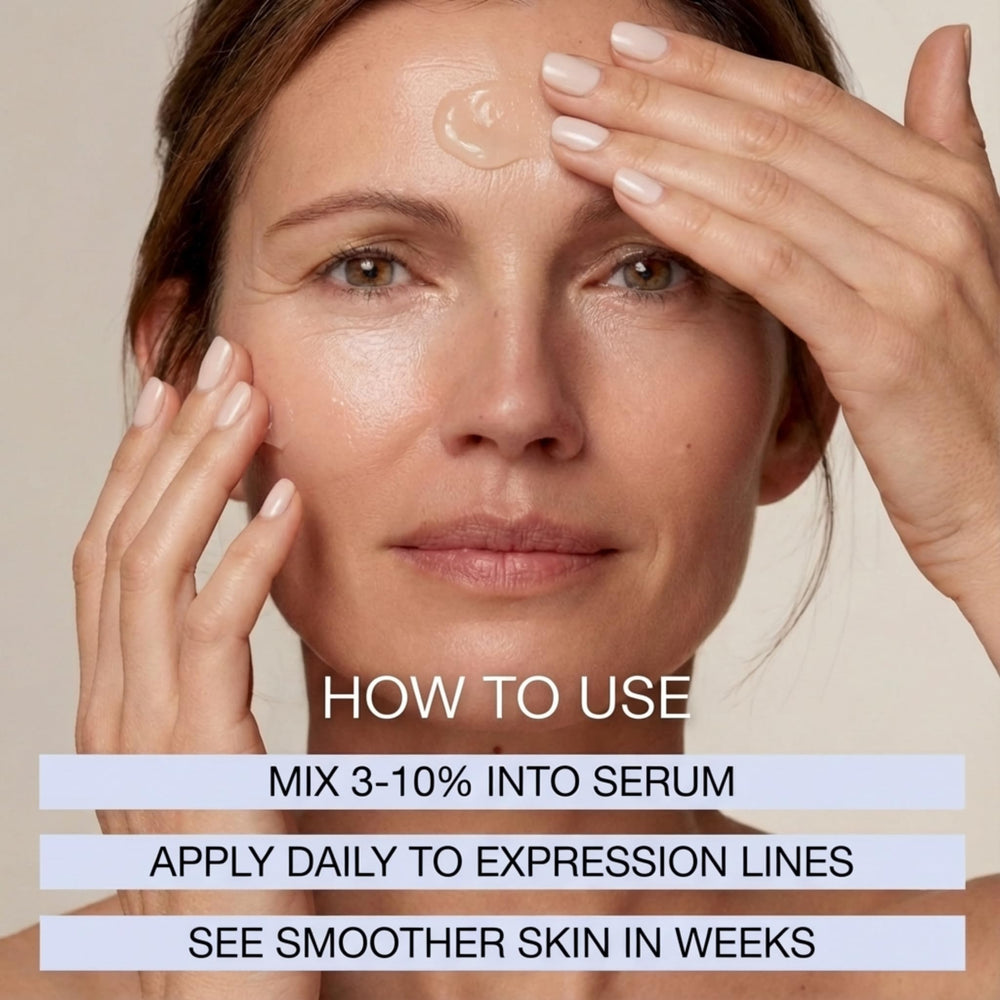 Skin Perfection Snap 8 face application demonstrates step by step use on the skin.
