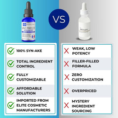 Glycerin and water base highlighted to show a gentle, skin-friendly formula.