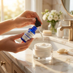 Skin Perfection serum mixing with hyaluronic acid demonstrates versatile DIY use.