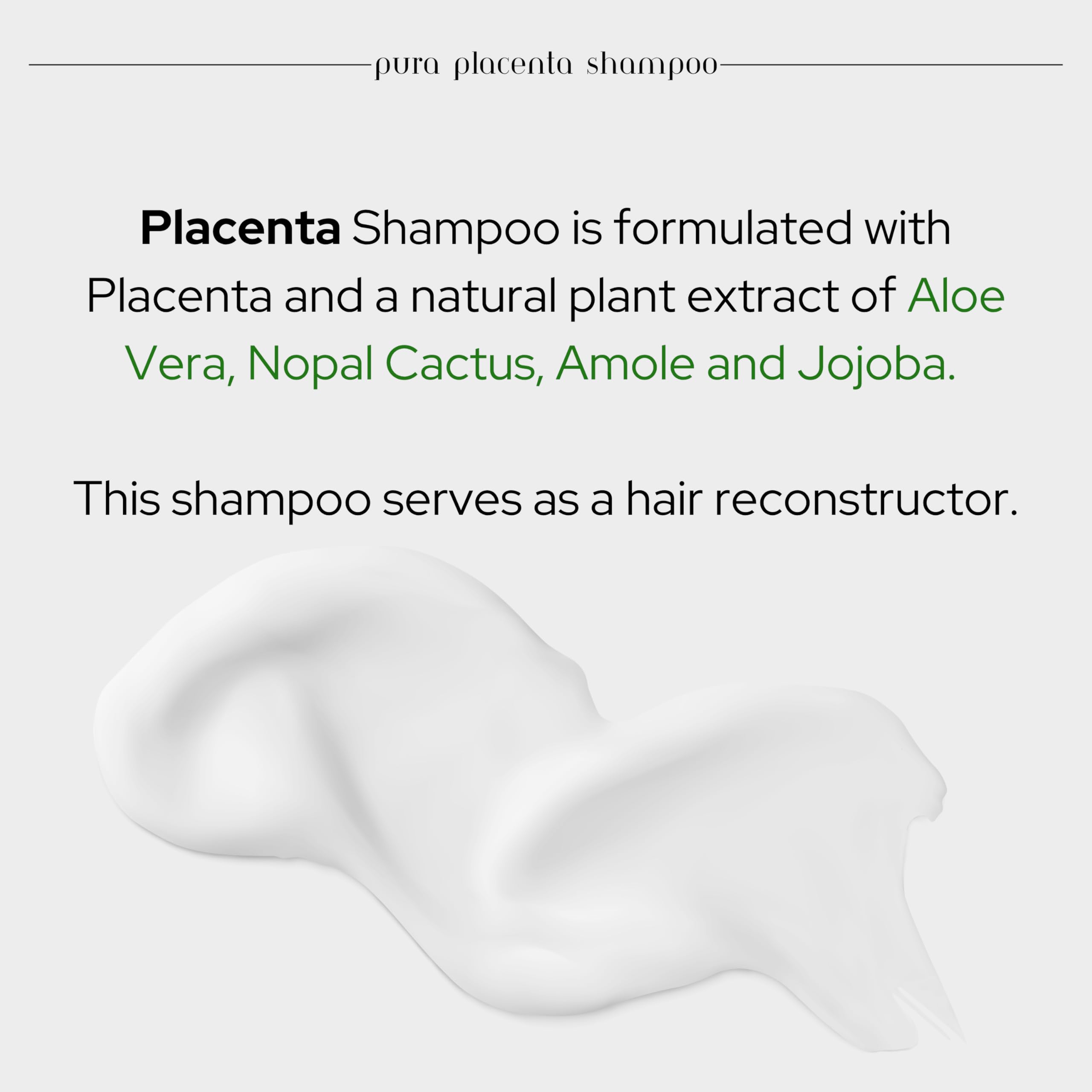 Skin Revolution Placenta extract closeup suggesting nutrient-rich care for stronger strands