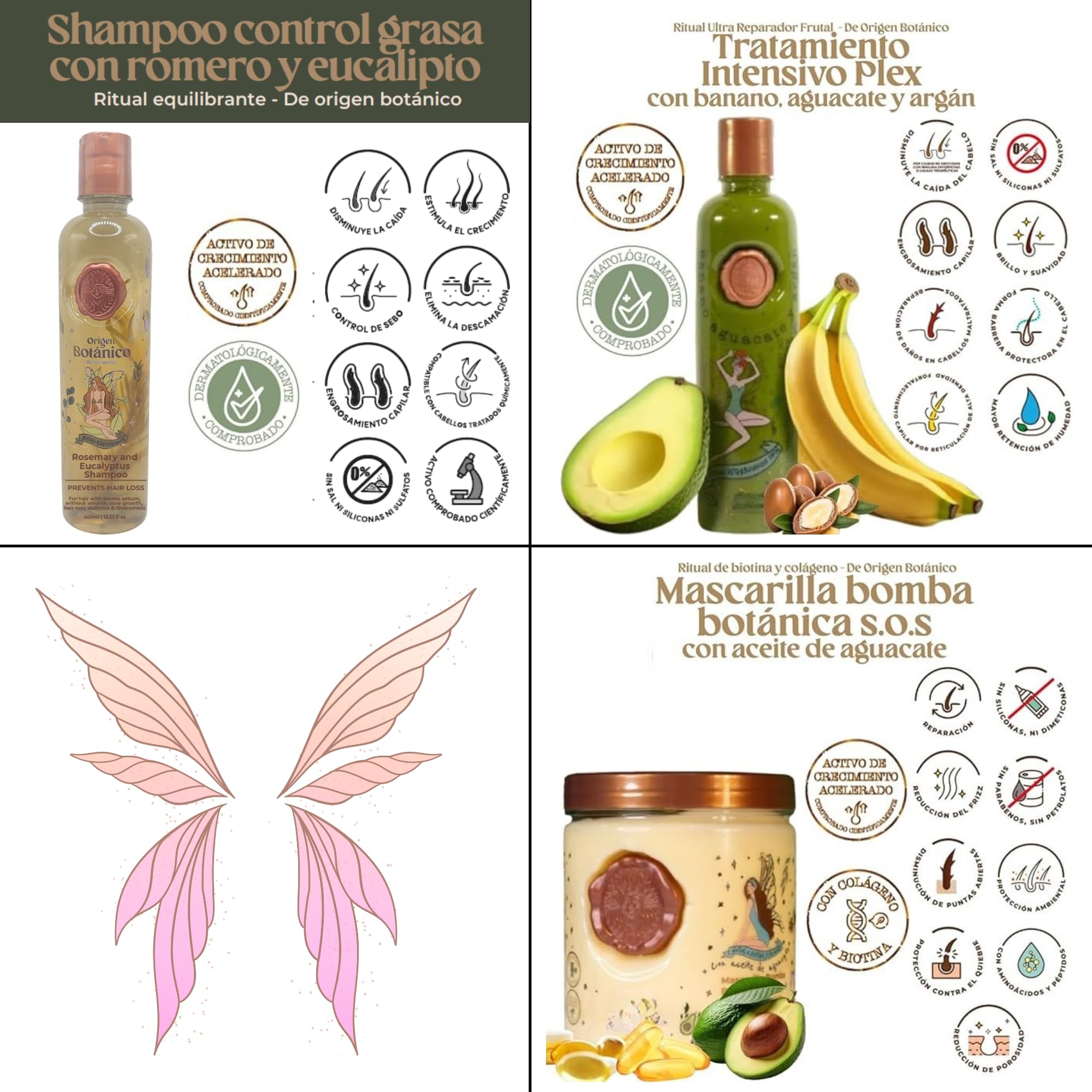 Skin Revolution Ritual Botanico heat protectant spray bottle guards against styling damage