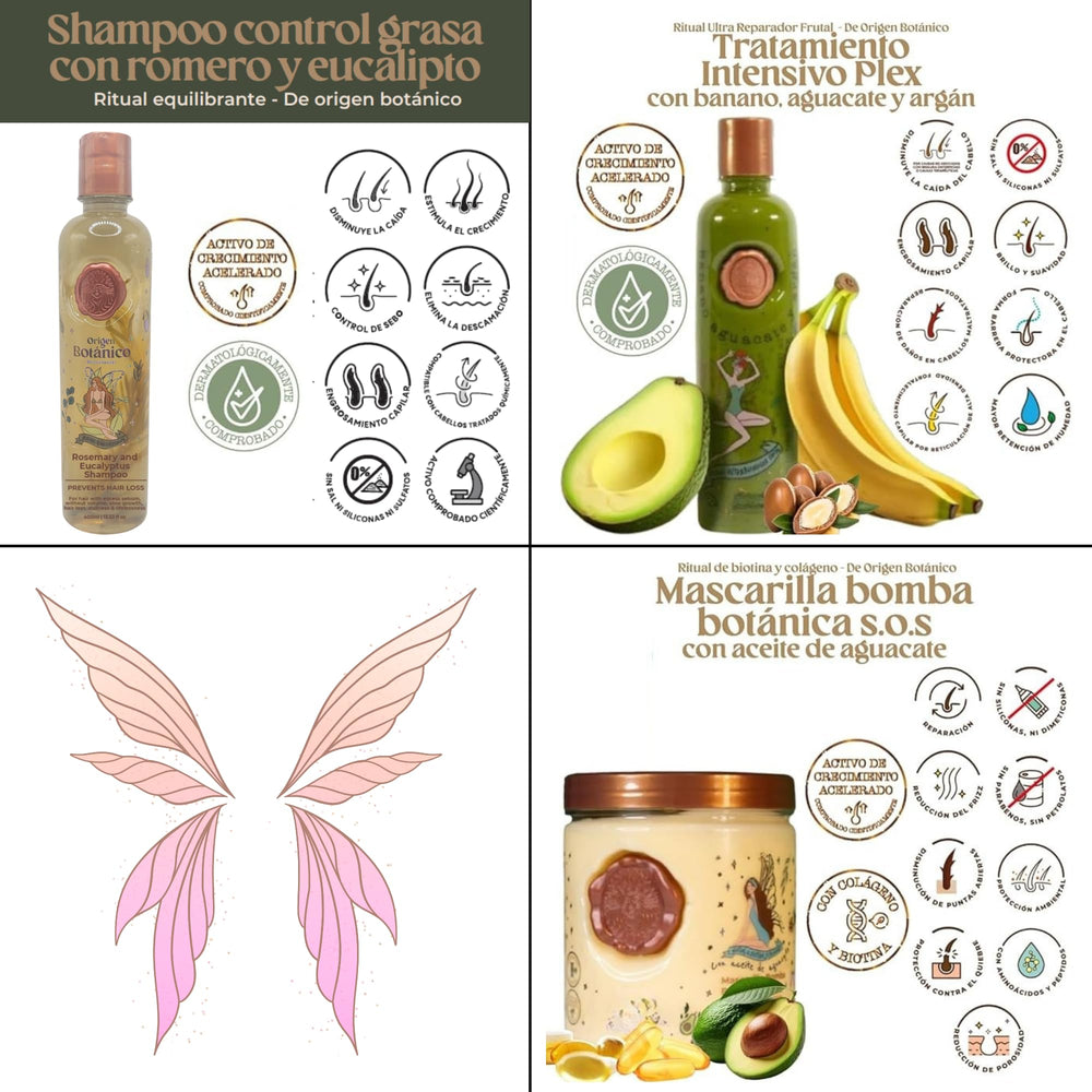 Skin Revolution Ritual Botanico heat protectant spray bottle guards against styling damage