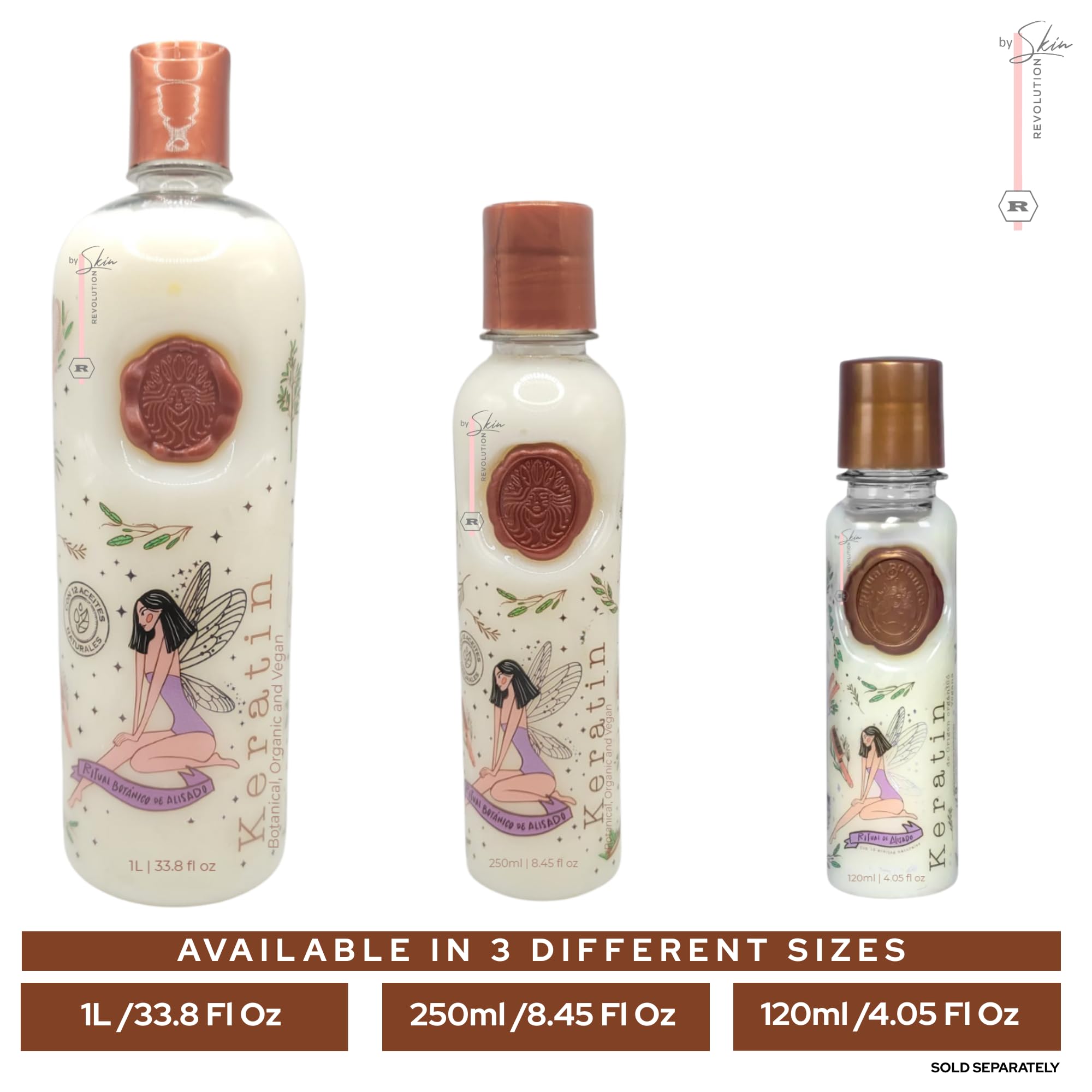 Skin Revolution Ritual Botanico keratin aftercare shampoo bottle on vanity