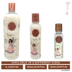 Skin Revolution Ritual Botanico keratin aftercare shampoo bottle on vanity