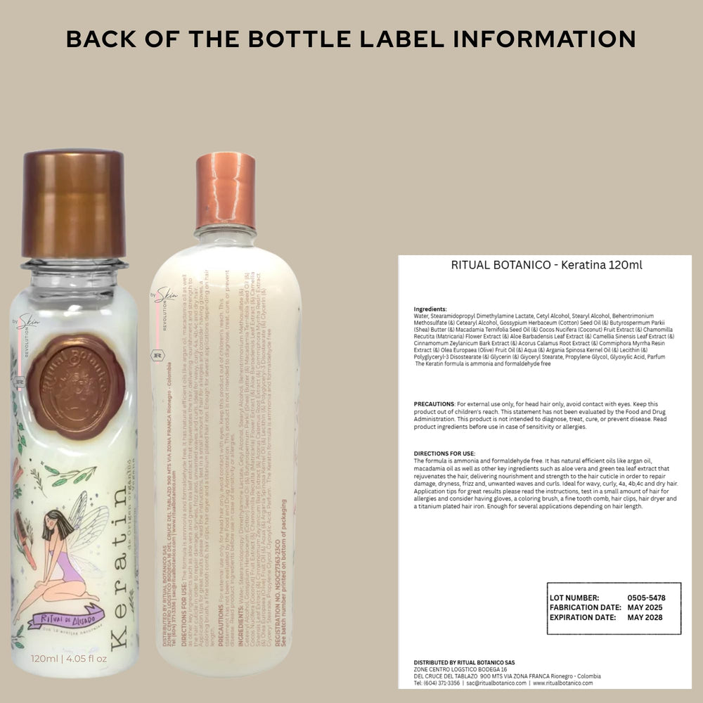 Skin Revolution Ritual Botanico keratin application tray for even distribution