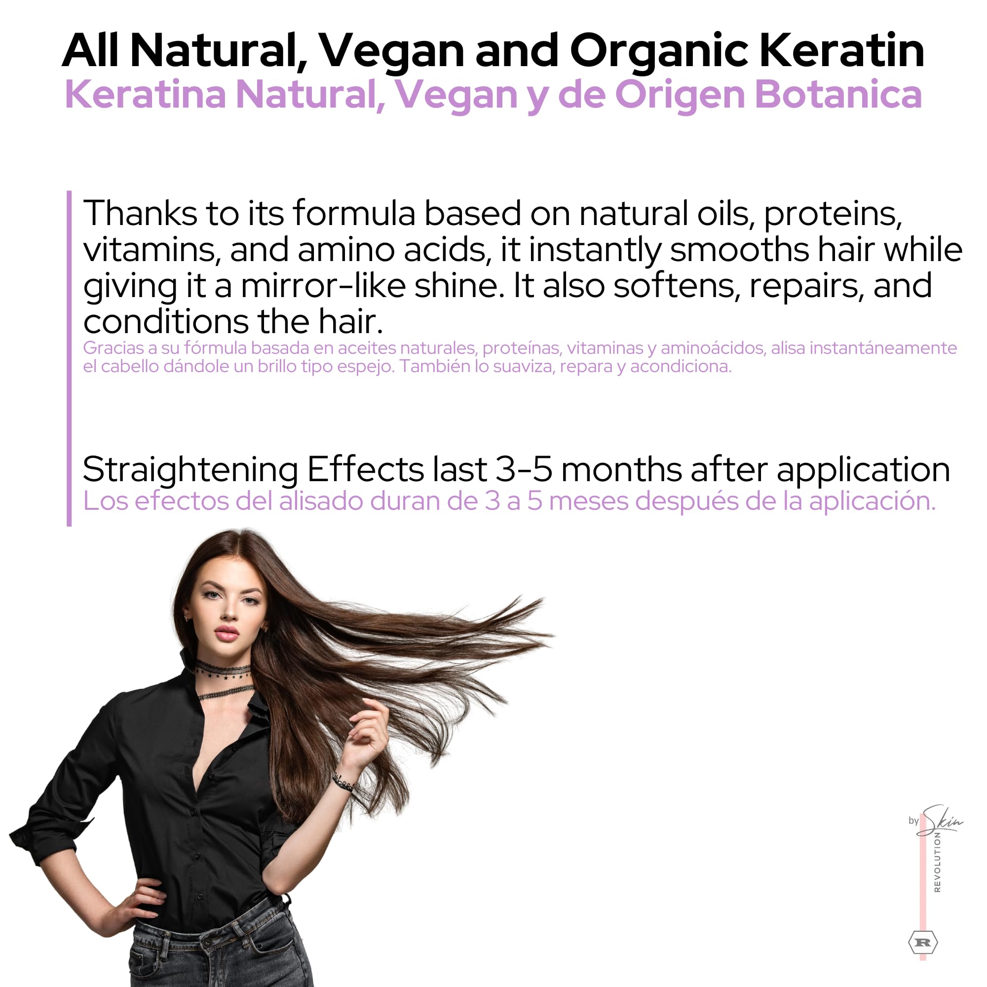 Skin Revolution Ritual Botanico keratin packaging box showcasing natural formula