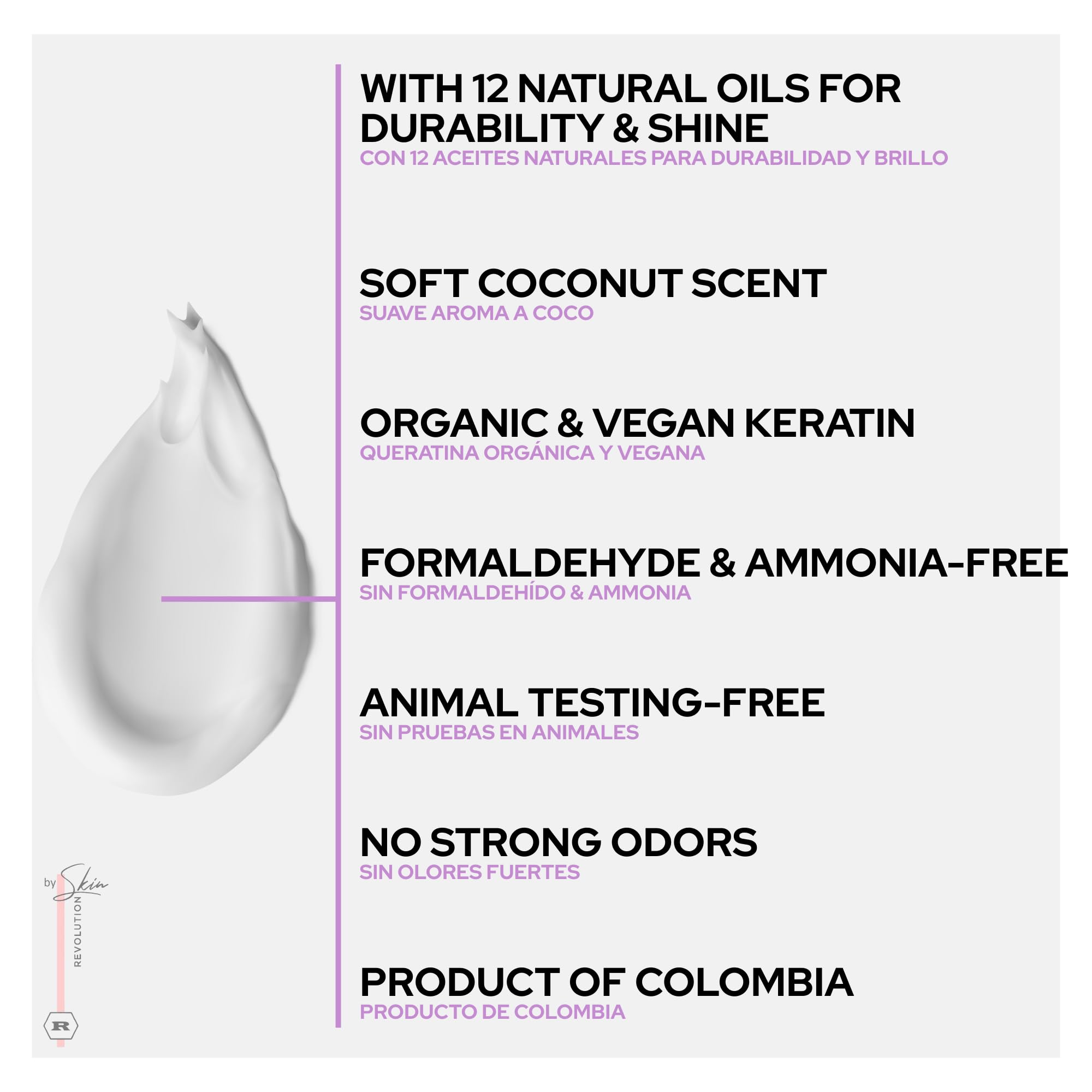 Skin Revolution Ritual Botanico keratin straightening closeup for silky results