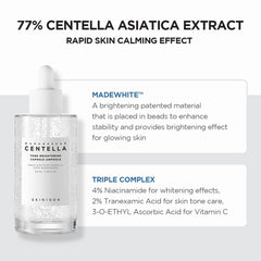 SKIN1004 Centella asiatica leaf close-up highlights natural ingredients for soothing skin support.