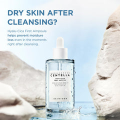 Hyaluronic acid and centella asiatica work together to support moisture.