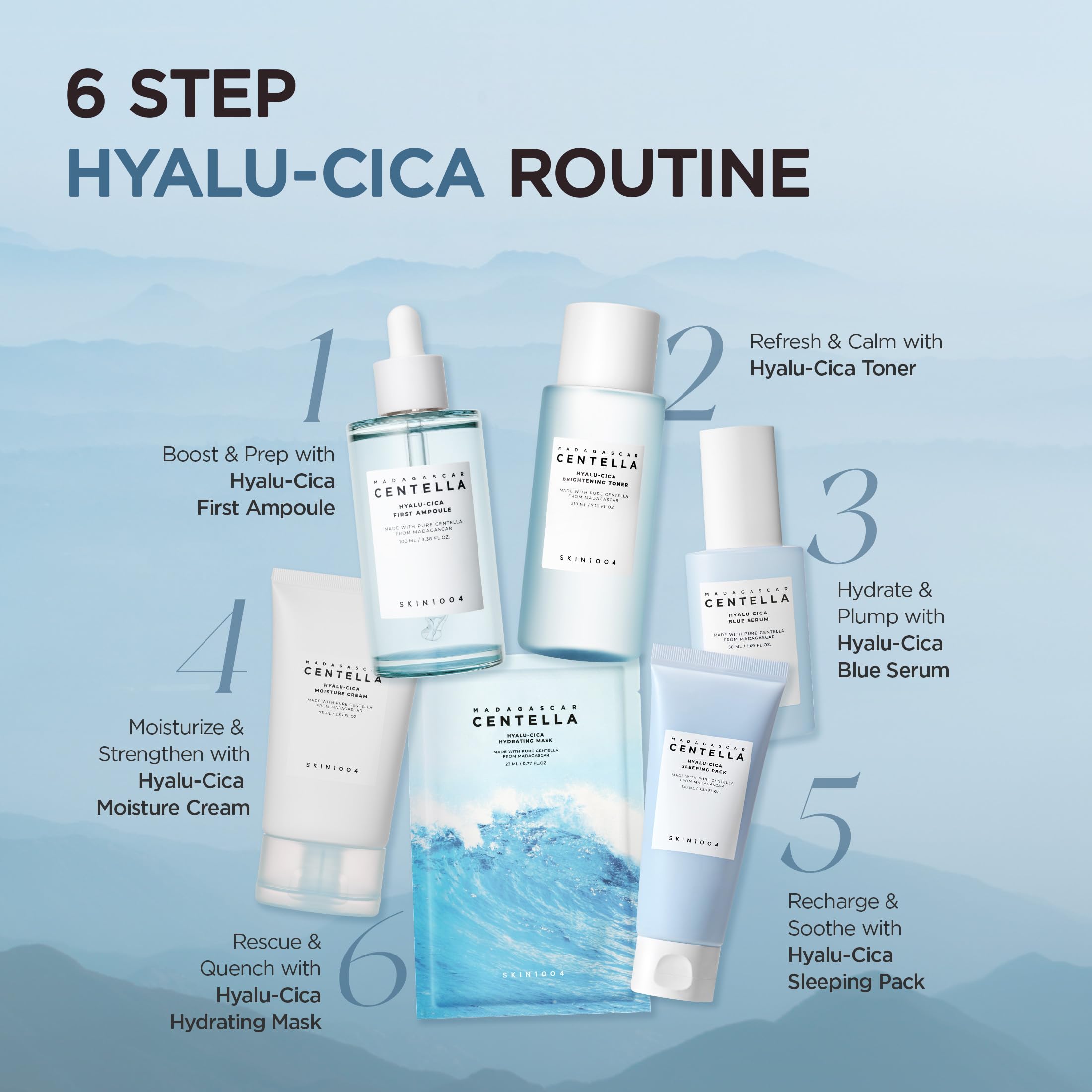 Adjusted for all skin types, ideal as a first-step booster.