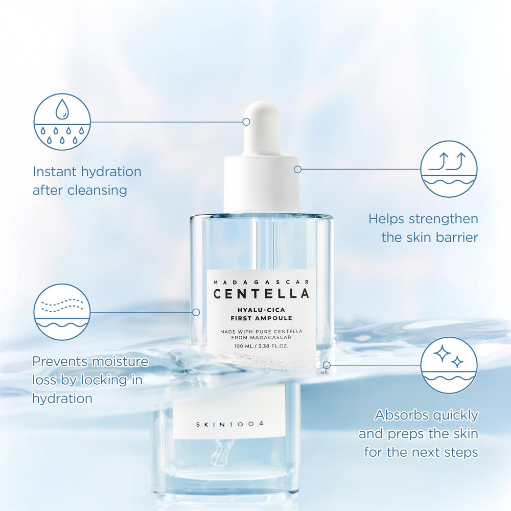 A lightweight, watery texture that glides onto skin without stickiness.