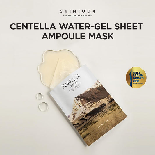 SKIN1004 Watergel sheet mask adheres evenly for better absorption.