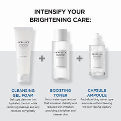 Morning skincare ritual with SKIN1004 Madagascar Centella Brightening Ampoule for calm, refreshed skin.