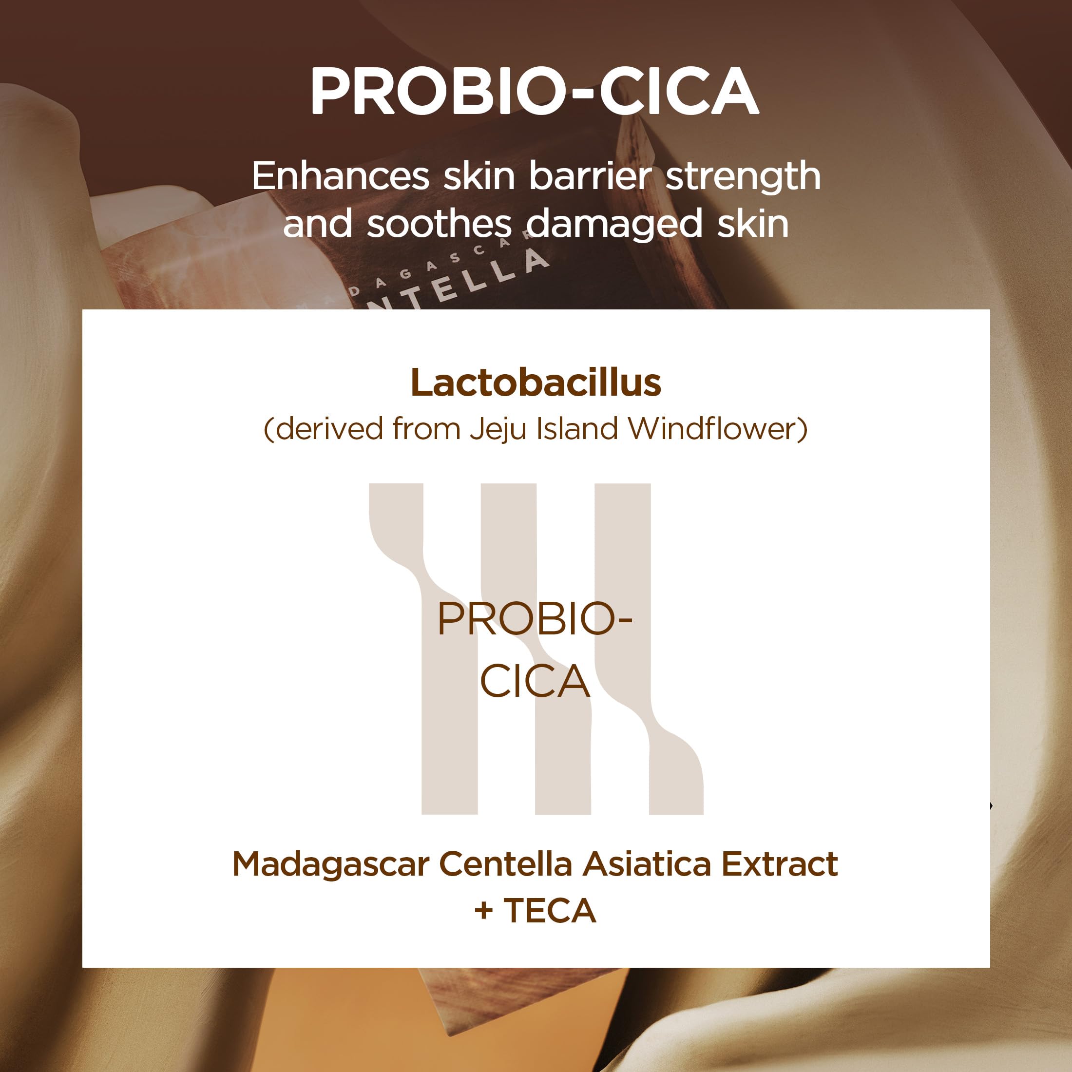 Ceramides in SKIN1004 Probio-Cica Nourishing Mask reinforce moisture