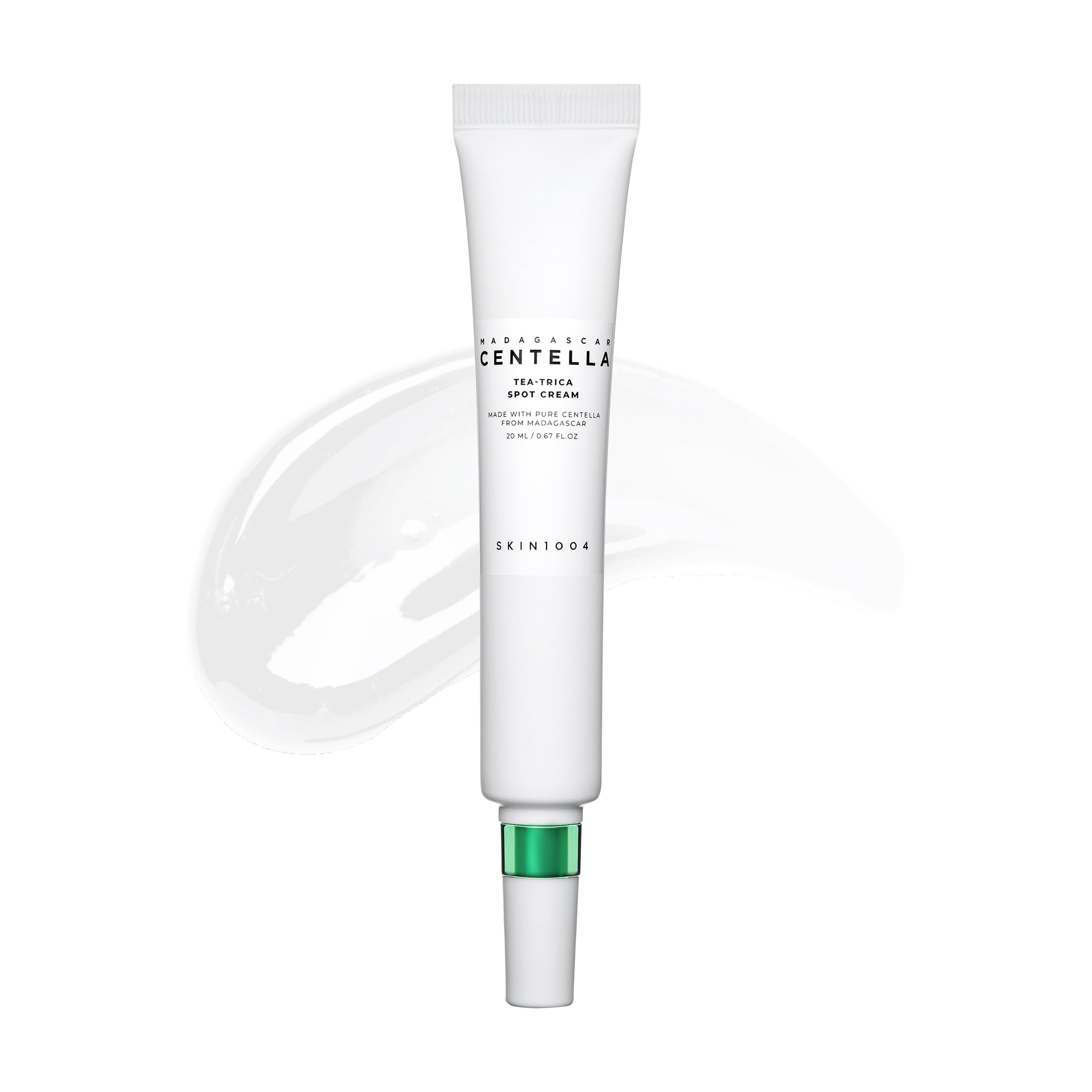SKIN1004 Tea-Trica Spot Cream tub for targeted blemish care.