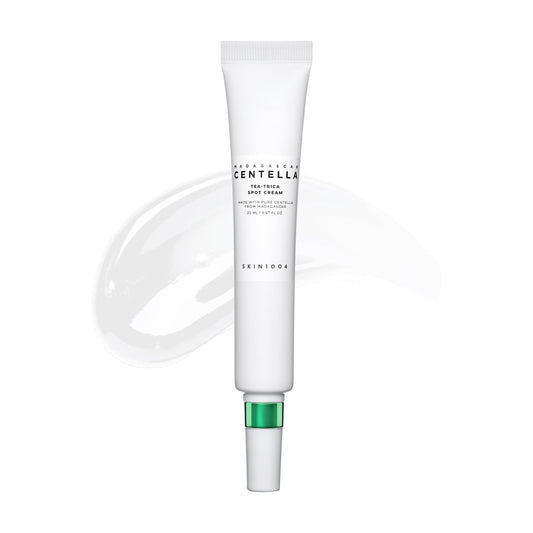 SKIN1004 Tea-Trica Spot Cream tub for targeted blemish care.