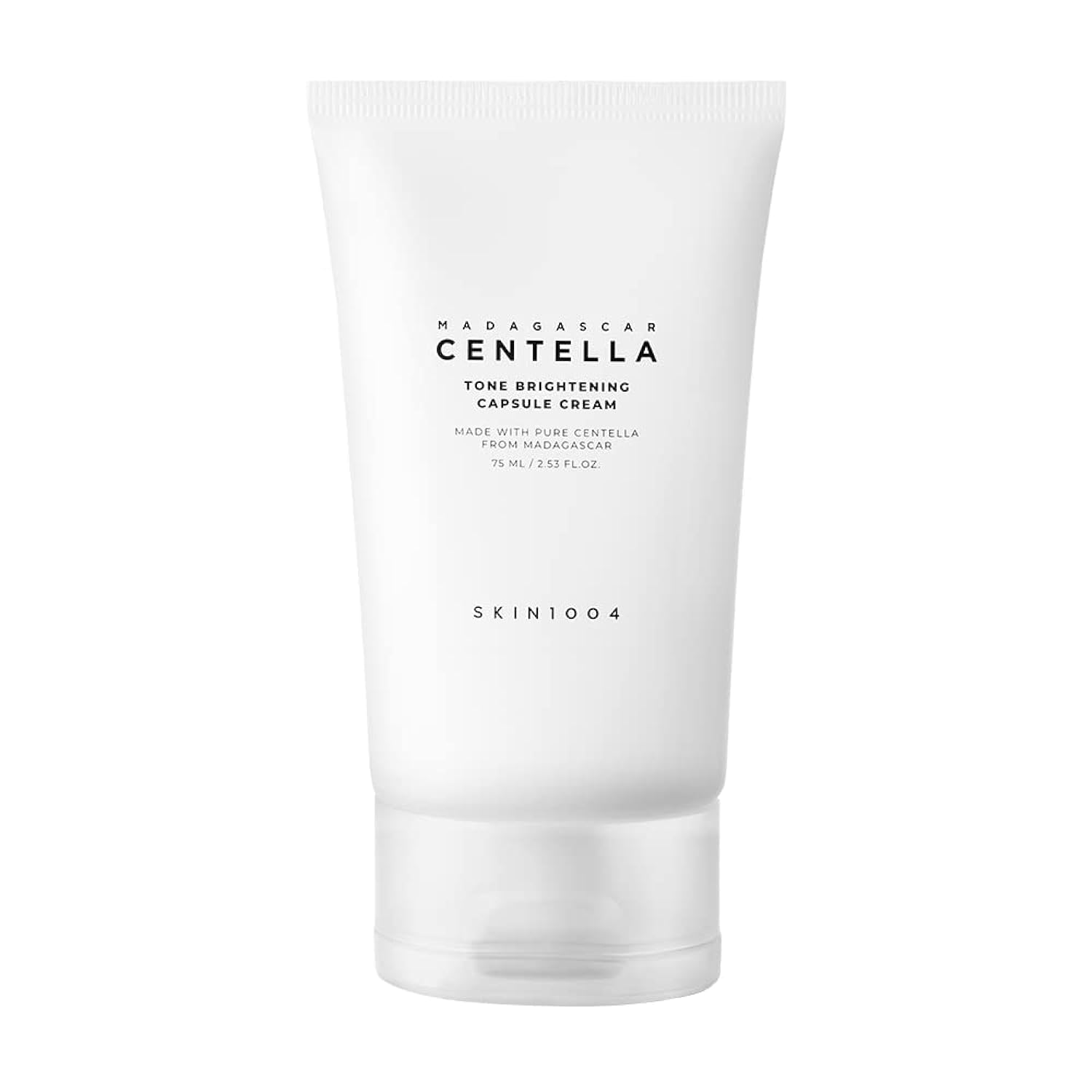 SKIN1004 Tone Glowing Capsule Cream in jar showing brightening formula for radiant skin