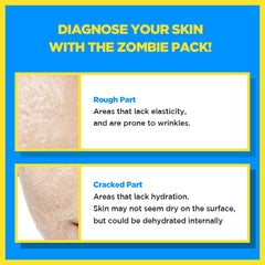 SKIN1004 Zombie Pack albumin and aloe ingredients close-up for deep hydration