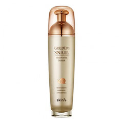 SKIN79 Golden Snail Intensive Toner bottle on shelf for daily hydration and smoother skin.