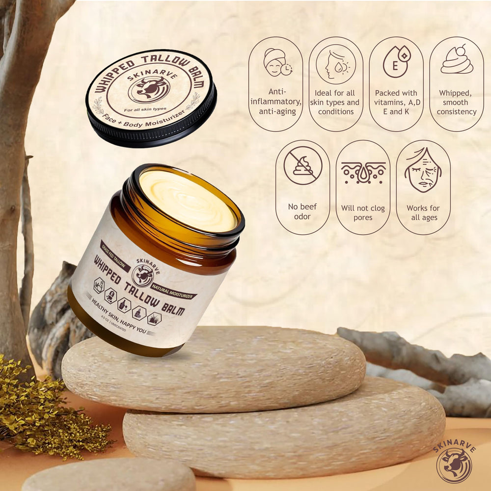 SKINARVE facial application shows fast absorption into dry skin.