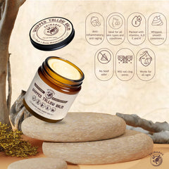 SKINARVE facial application shows fast absorption into dry skin.