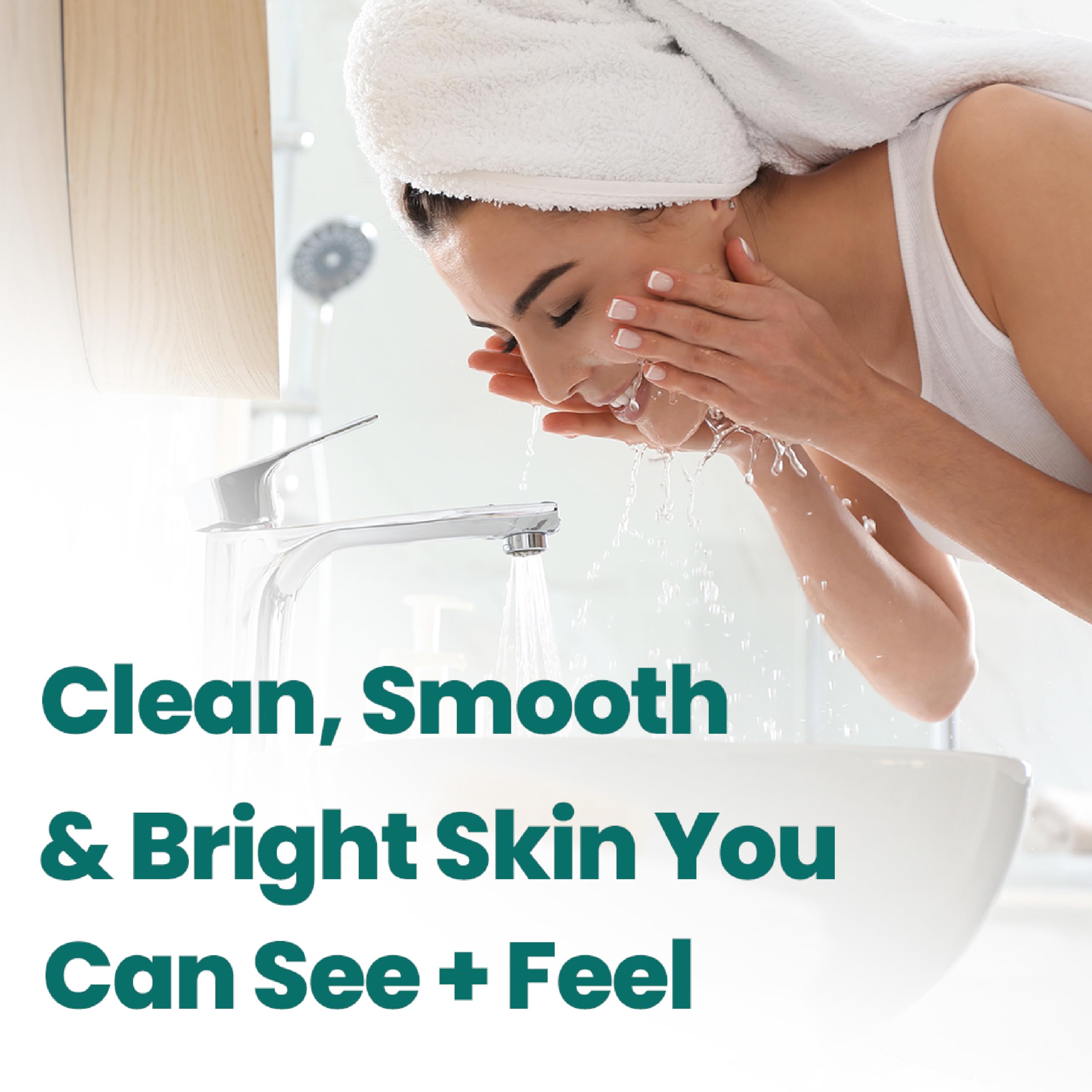 SkinAssist Clarify fragrance-free-formula ensures gentle use for sensitive skin.