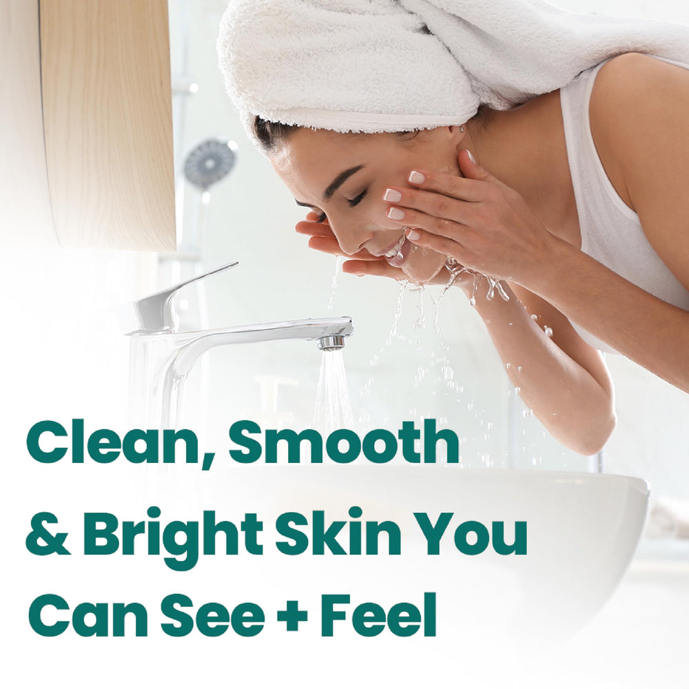 SkinAssist Clarify fragrance-free-formula ensures gentle use for sensitive skin.