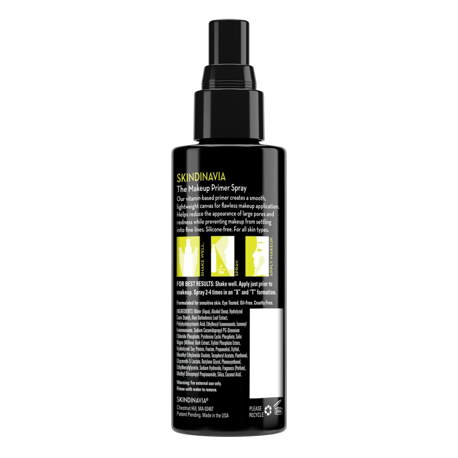 Skindinavia influencer-favorite bottle reflects trusted professional-grade makeup control.