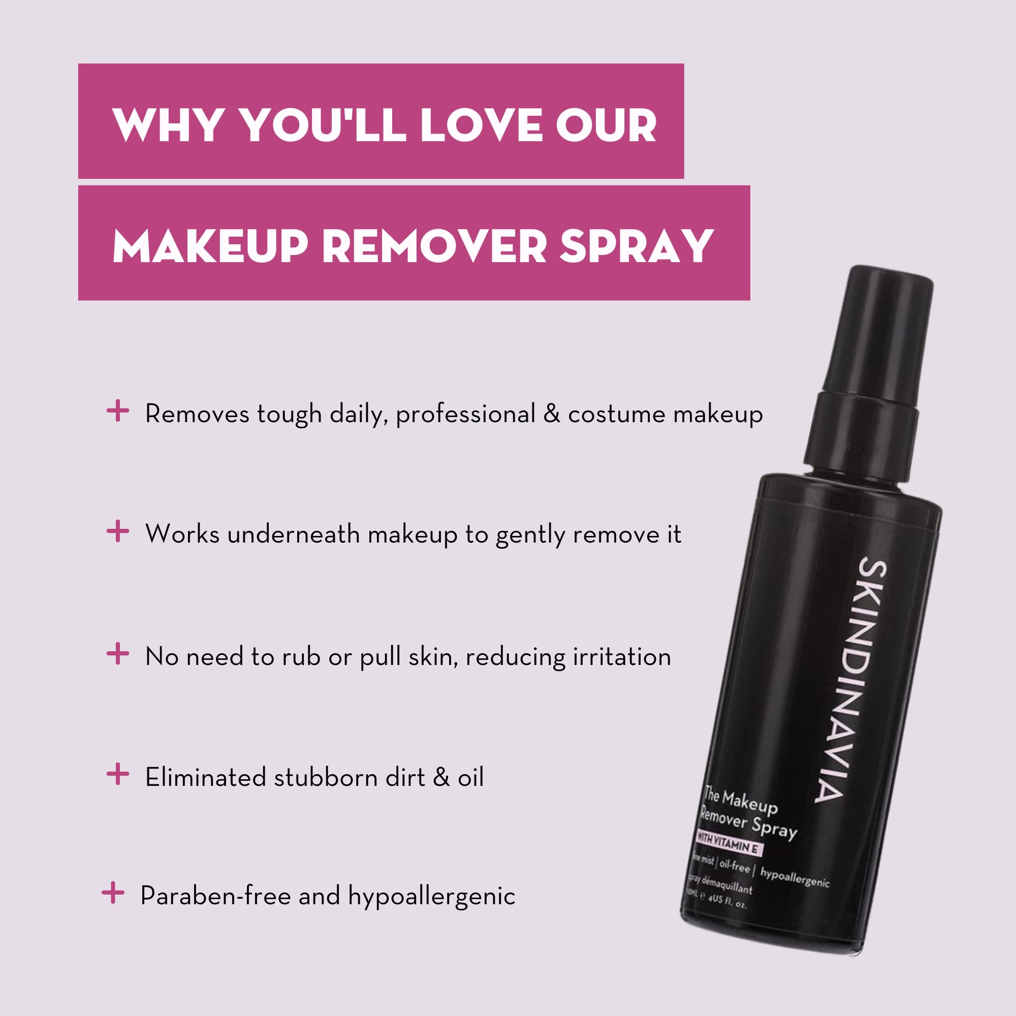Skindinavia influencer-praise image shows brand-supported makeup longevity.