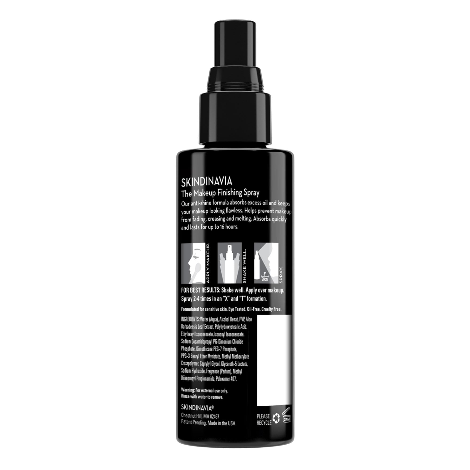 Skindinavia Influencer and makeup artist-approved shine control and longevity.