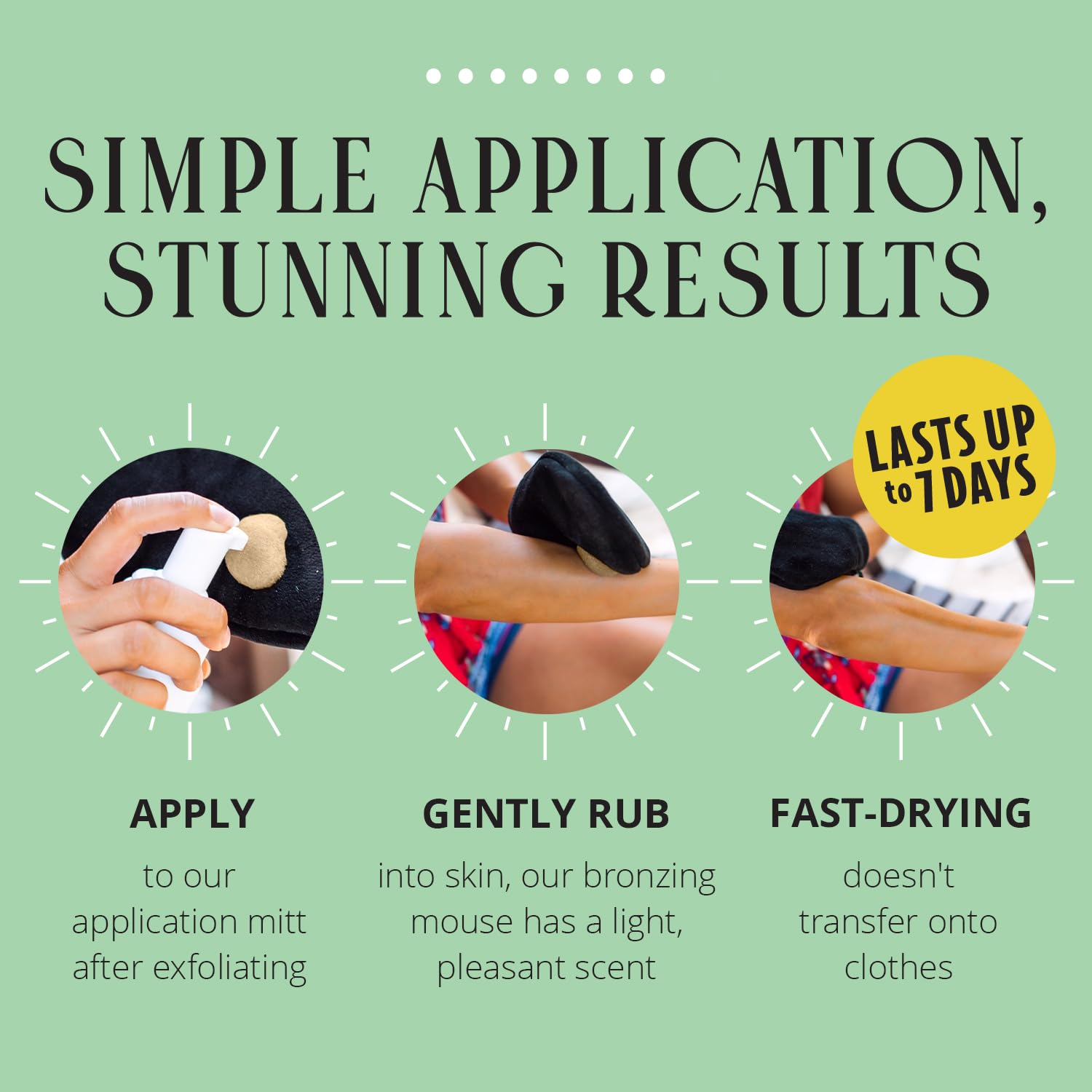 Skinerals face and body use shows universal tan suitability and hydration