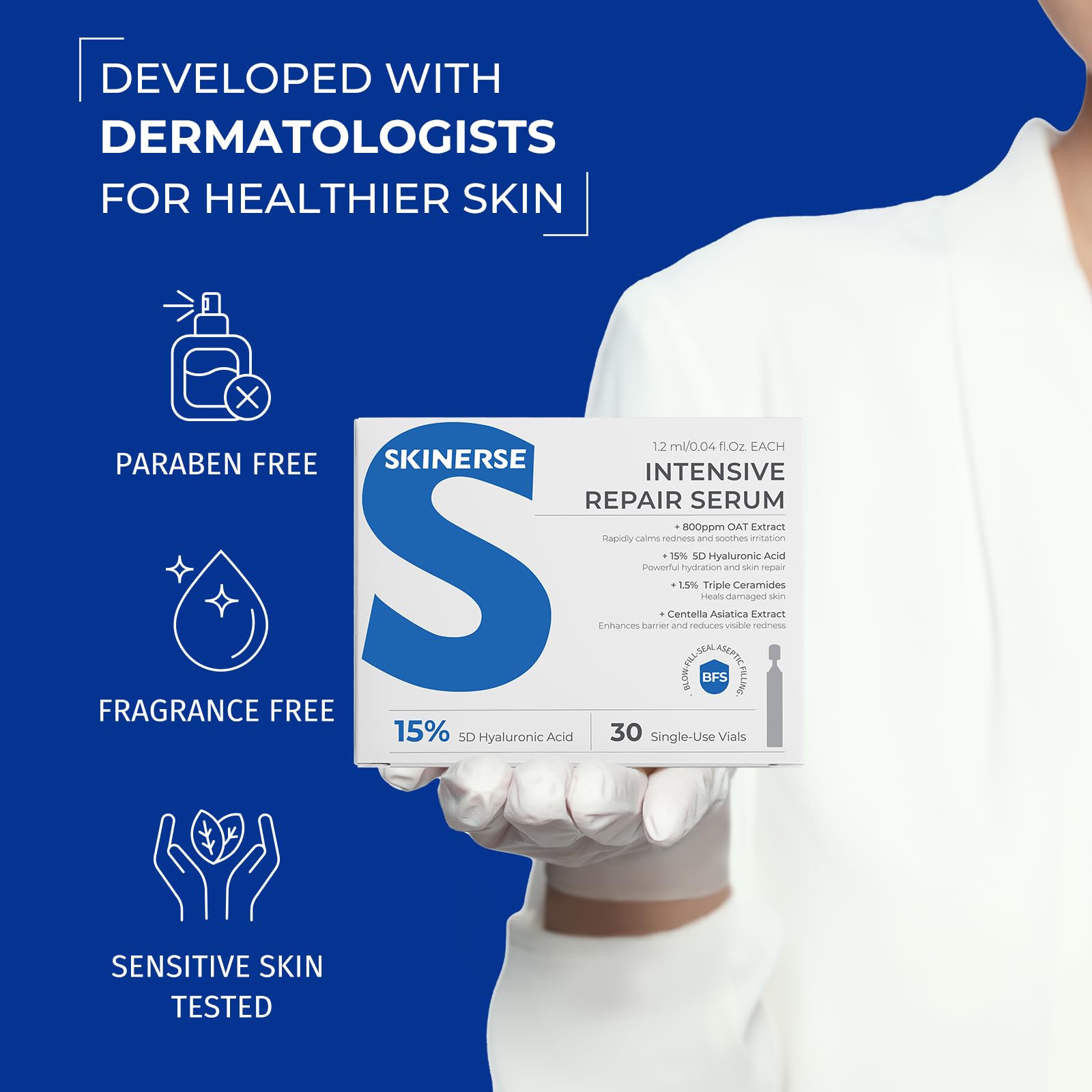 Skin barrier improvement concept with SKINERSE serum