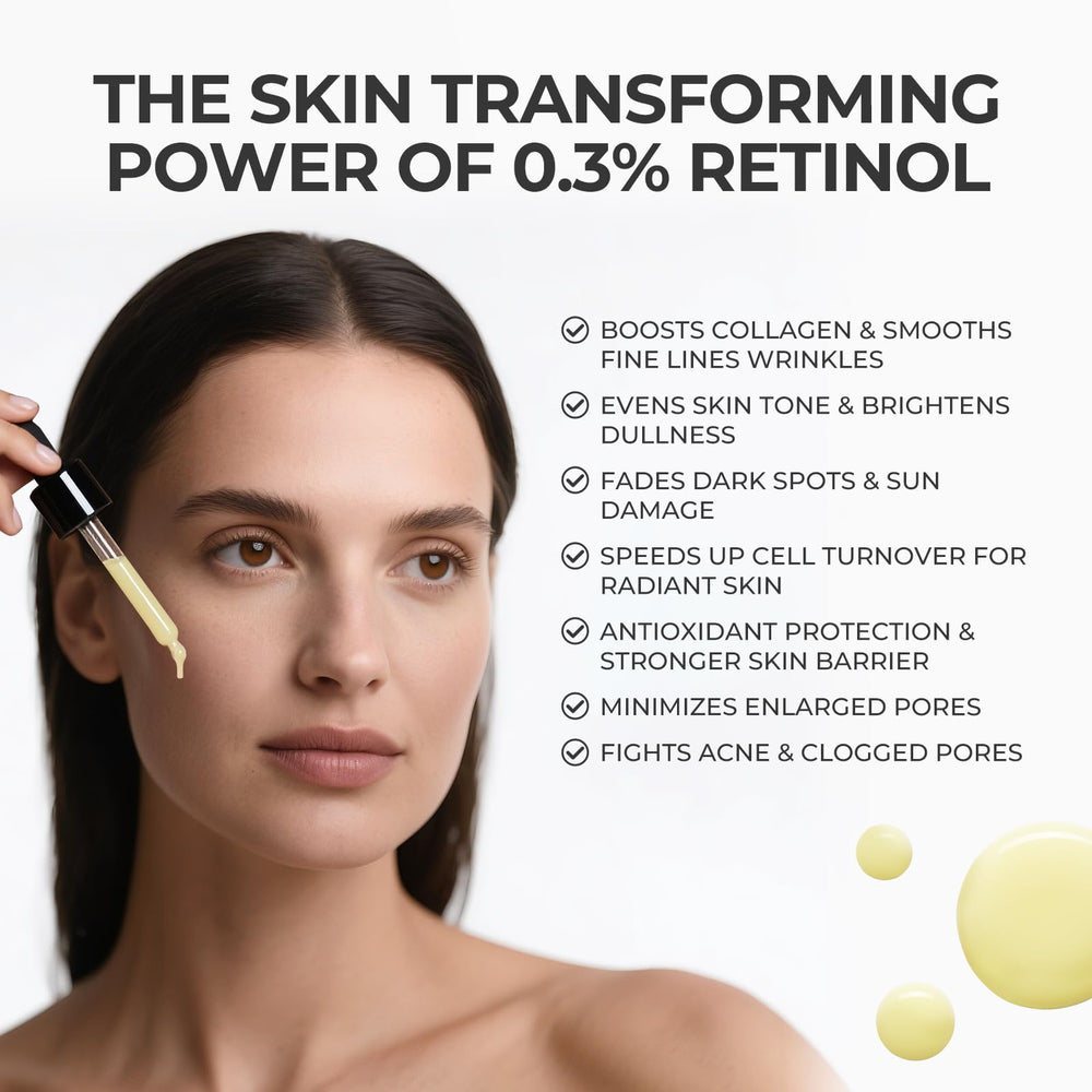 SKINERSE serum pump-top demonstrates easy, precise application for nighttime routines.