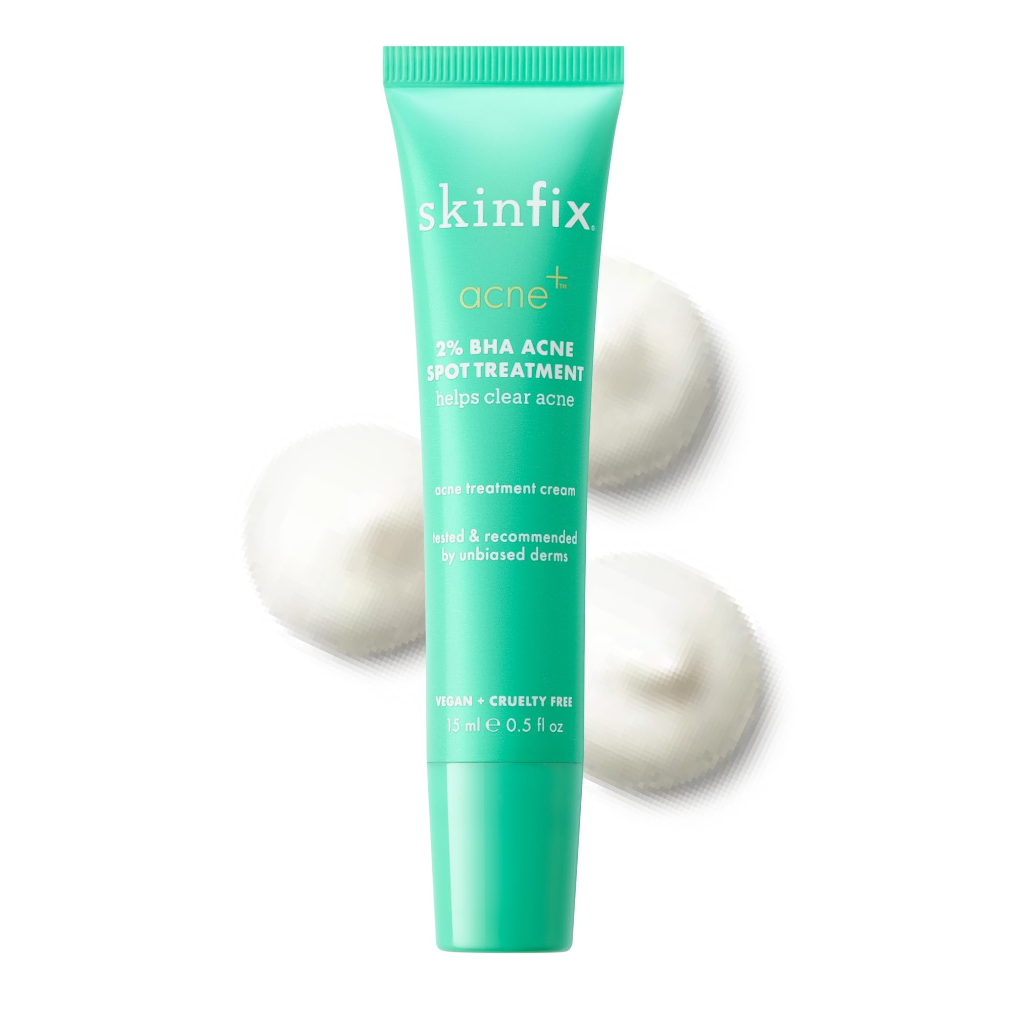 Skinfix 2% BHA Spot Treatment bottle for targeted acne care.